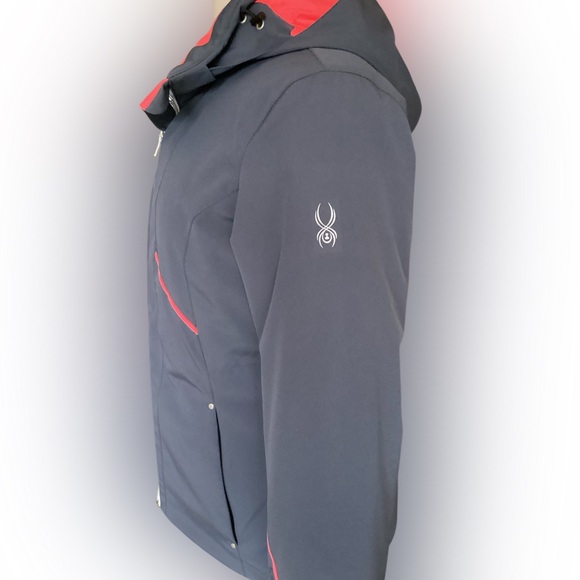 NWOT SPYDER Women’s Slate Blue Jacket with Coral Accents - Picture 5 of 10